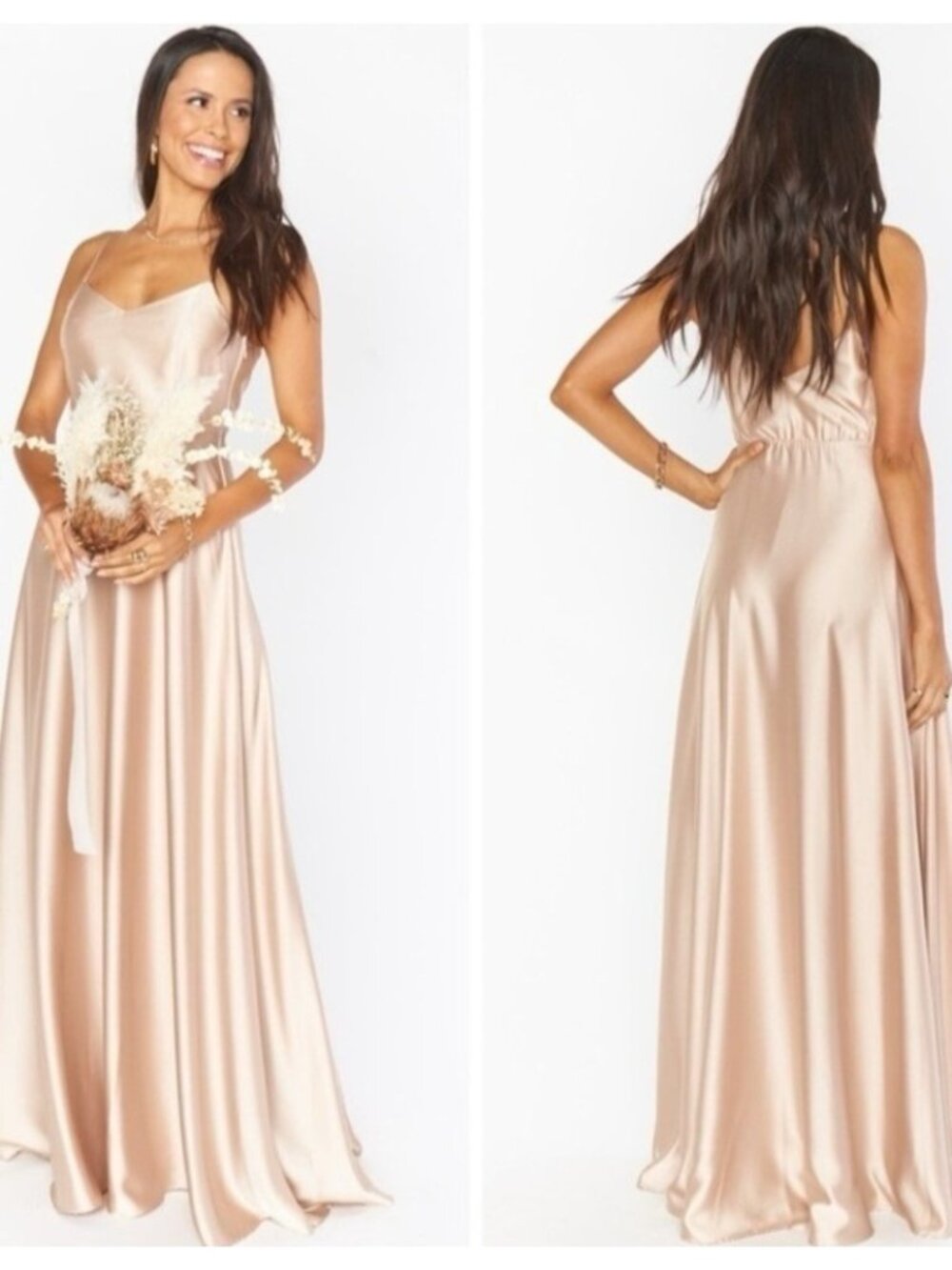 NWOT Show Me Your Mumu Women’s Champagne Anderson Maxi Dress Size Small